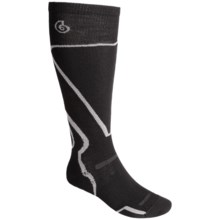 41%OFF 女性のSnowsportソックス Point6ライトクッションスキーソックス - 軽量、メリノウール、オーバー - カーフ（男女） Point6 Light Cushion Ski Socks - Lightweight Merino Wool Over-the-Calf (For Men and Women)画像